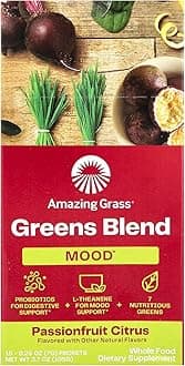 Amazing Grass Greens Blend Mood: Super Greens Powder Smoothie Mix for Mood