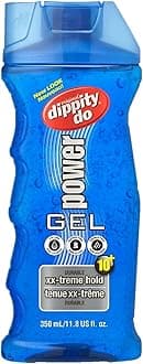 Power Gel - Men's Strong Hold Hair Gel - High Shine, Natural Feel and Non-Flaking - Formulated with Panthenol, Argan Oil, Olive Oil and Tea Tree Oil - 350 mL/11.8 fl oz