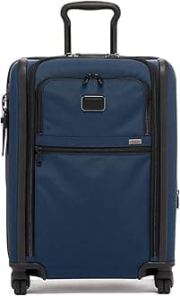 Alpha Continental Dual Access 4 Wheels Carry On, Navy, navy, One size