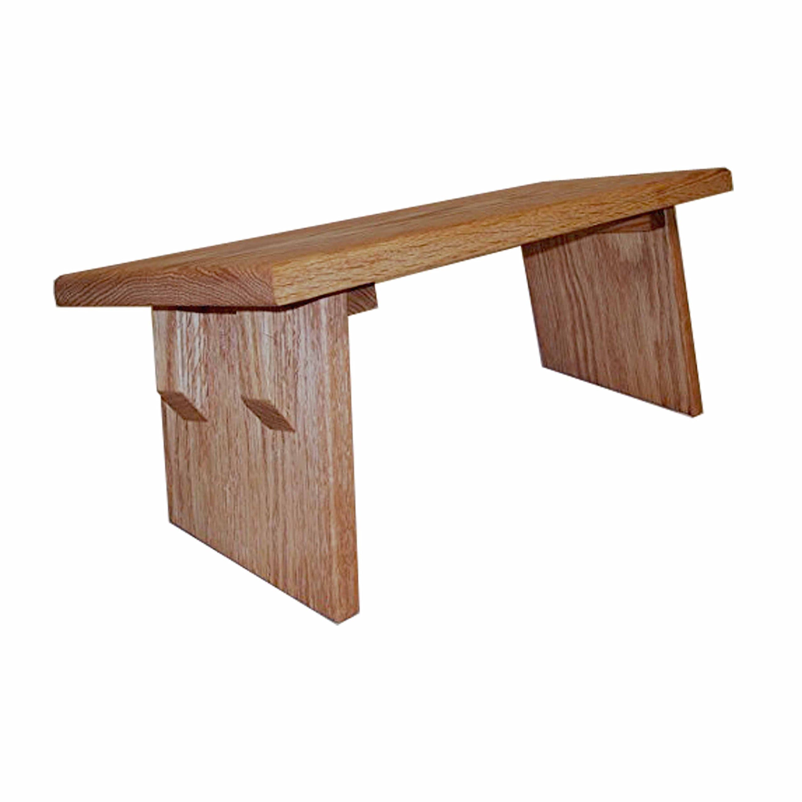 Oak Meditation Bench by EarthBench: (Tall)
