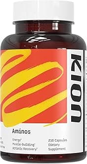 Kion Aminos Essential Amino Acids Capsules | The Building Blocks for Muscle Recovery, Reduced Cravings, Better Cognition, Immunity, and More | 30 Servings