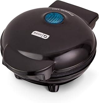 Dash Mini Maker Grill - Compact & Indoor Electric Grill - Efficient & User-Friendly Device with Nonstick Surface - Quick Heat-Up System - Easy-to-Clean & Store - Black