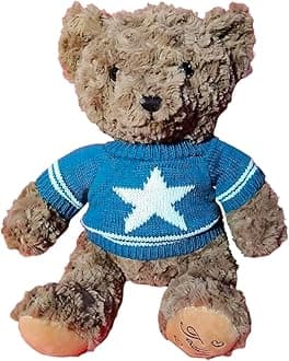 Bateu Cute Stuffed Animals with Bow Ties Plush Toys | Soft Toys for Kids Girls Teddy Bears Plush Toys for Children and Adults (Brown, Large)