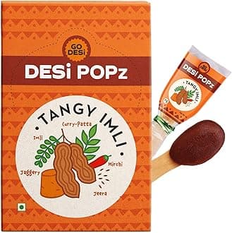 GO DESi Popz Imli Pop, Tamarind & Jaggery Candy, 40 Pieces, Tangy Imli, Imli Candy, 320 g
