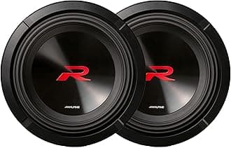 2 R2-W12D4 Next-Generation 12" R-Series Subwoofers with Dual 4-Ohm Voice Coils