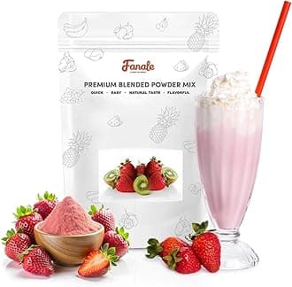Fanale Premium Strawberry Bubble Tea Flavoring Powder | Perfect for Baking, Smoothies, Desserts and Drinks | Instant Flavoring Powder for Boba Milk Tea - 2.2 Pounds (Pack of 1)