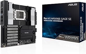 Pro WS WRX90E-SAGE SE EEB Workstation Motherboard, ATX AMD Ryzen Threadripper PRO 7000 WX-Series, ECC R-DIMM DDR5, 32 Power-Stage,7xPCIe 5.0x16, PCIe 5.0 M.2, 10Gb & 2.5Gb LAN, Multi-GPU Support