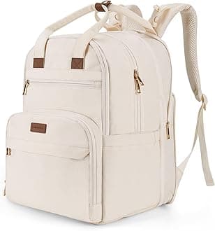 mommore Diaper Bag Expandable Large Baby Bag for 2 Kids/Twins with Wet&Dry Pocket, Travel Diaper Backpack for Mom Dad, Changing Pad, Luggage Strap