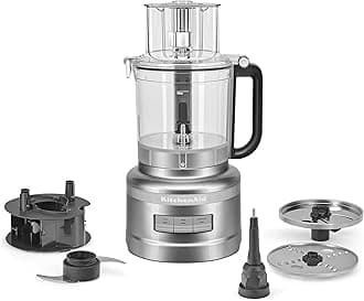 KitchenAid 13 Cup Food Processor, Silver Contour