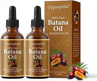 Batana Oil for Hair Growth -100% Pure Natural Hair Growth Oil, Nourishes The Scalp, Eliminates Split Ends, Reduce Hair Loss & Detox Your Scalp (2 Pack) for All Hair Types
