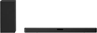 SN5Y Sound Bar w/Subwoofer, 2.1 ch, Power, High Res Audio, DTS Virtual: X, AI Sound Pro, Wireless Surround Sound Ready, Bluetooth Connectivity - Black