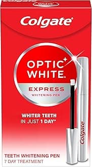 Optic White Express Teeth Whitening Pen, Teeth Stain Remover for Whiter Teeth in 1 Day, Enamel Safe, Designed for No Tooth Sensitivity, 0.08 OZ