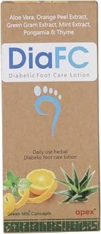 - Green Milk DiaFC Foot Care Lotion for Dry, Cracked Heels | Herbal Heel Repair with Aloe Vera, Orange Peel, Mint & Thyme | Deep Nourishment, Hydration & Moisturizing Foot Lotion for Men & Women, 200 ml