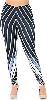 Creamy Soft Premium Women's Leggings Plus Size, High Rise, Stretchy & Breathable, Comfortable Fit - by USA Fashion™
