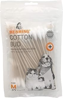 Bearing Cotton Buds For Pets 50Pcs – Medium