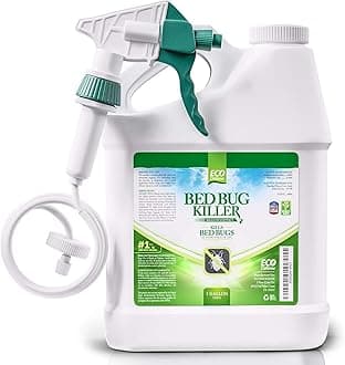 Eco Defense Bed Bug Killer - Bed Bug Spray & Dust Mite Spray - Natural Treatment - 1 Gallon