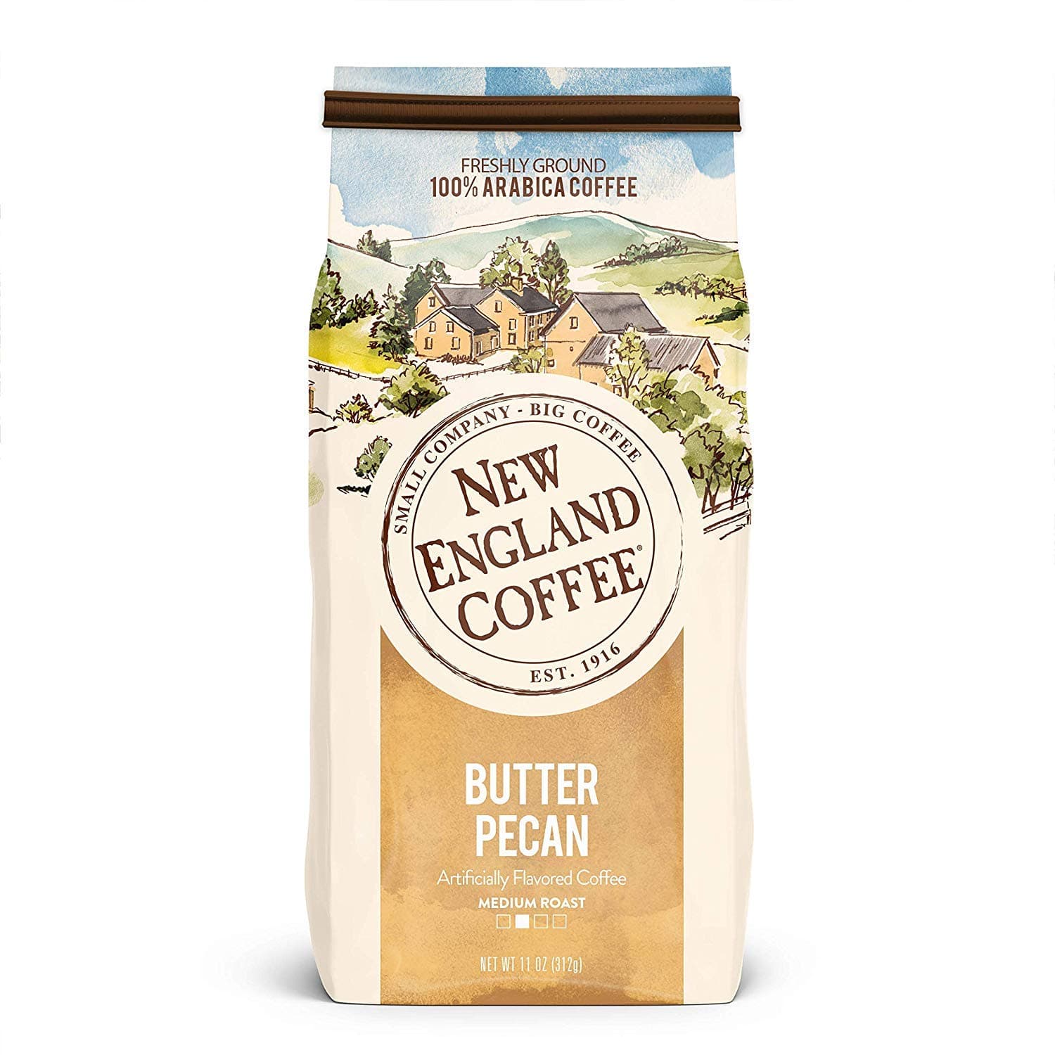 Butter Pecan Ground Coffee, 11 Ounce