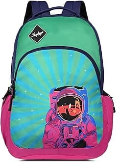 Skybags New NEON 23-07 School BP (H) Blue Pink Backpack (Blue Pink, OneSize)