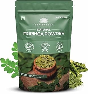 SAPTAMVEDA 100% Moringa Powder 250 Gm | Immunity Booster | Drumstick Leaf Powder | Natural Multi-vitamin | Anti-Oxidant | Good for Hair & Skin | Protein Rich