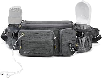 TUDEQU Hiking Fanny Pack for Men Women Large Hiking Waist Packs Mens Fanny Pack Crossbody Waist Bag for Men for Travel