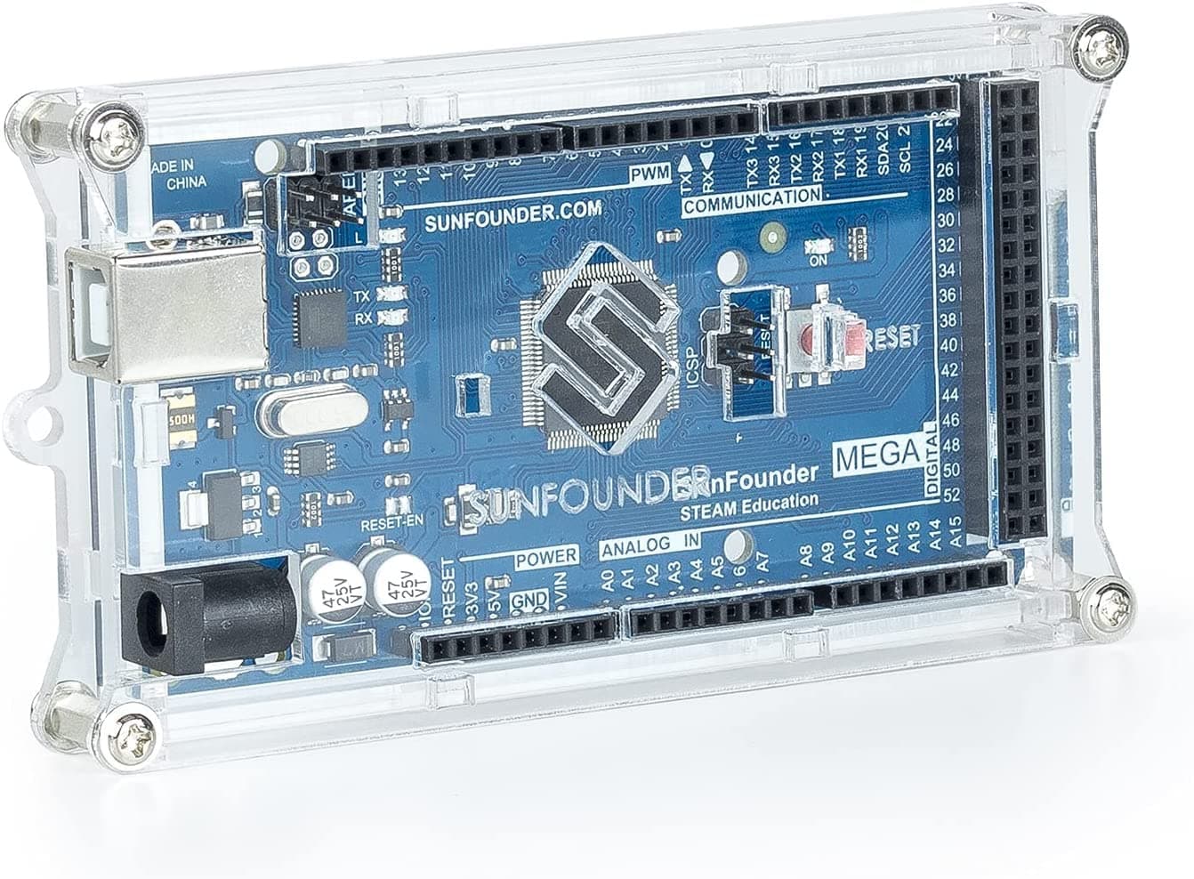 SUNFOUNDER Mega R3 Compatible with Arduino (Mega Case)