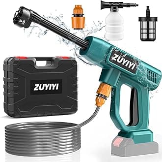 Cordless Pressure Washer for Makita 18V Battery, 970PSI Portable Power Cleaner, Handheld High-Pressure Car Washer Gun, 6-in-1 Nozzle for Washing Cars Fences Siding (Battery NOT Included)