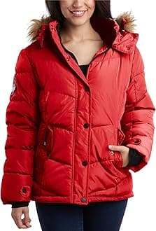 CANADA WEATHER GEARWomen's Winter Coat - Quilted Heavyweight Puffer Parka Coat – Plus Sized Jacket for Women (S-3X)
