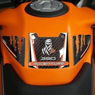 labelbike - 3D Sticker Motorcycle Fuel Tank Pad Protection and Decoration in Resin compatible with KTM 390 adventure