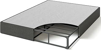 - 9 Inch Full WonderBox(TM) Smart Box Spring, Quick Assembly Mattress Foundation, Durable Metal Frame, Grey