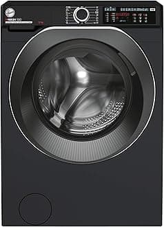 Hoover H-WASH 500 12kg Freestanding Washing Machine, 1400 RPM, A Rated, ECO‑Power Inverter Motor, hOn App, 60 Programmes, Care Dose, Power Care System, Black, 60x67x85 cm ‑ HW 412AMBCB/1-80