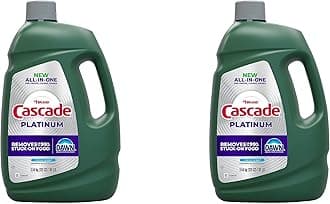 Cascade Platinum Dishwashing Liquid Gel - Fresh Scent, 125 oz. (2 Pack)