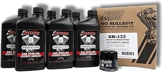 Klotz 6 Quart 20W-40 Synthetic Oil Change Kit for Indian™ Thunderstroke Motorcycle