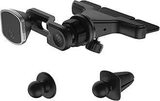 Scosche MM2CDPDVSR-SP MagicMount Pro 3-in-1 Magnetic Car Phone Holder - Strong Magnet Car Mount for iPhone and Android - 360° Secure Magnetic Cell Phone Mount for Air Vent, Dashboard or CD Slot