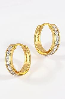 Gold Earrings for Women 22k Gold Pure | 22kt (916) BIS Hallmark Gold Earrings | 22 k Gold Stud Earrings for Birthday, Wedding, Anniversary & Women's Day Gift