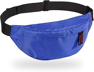 Running waist pack,Fanny Pack for Men Women,Lightweight Belt Bag for Travel Sports Hiking(355 Blue)
