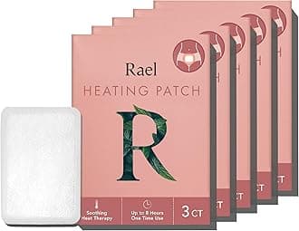 Heating Pad, Herbal Heating Patches - Period Heating Pads for Cramps, Heat Therapy, Ultra Thin Design, On The Go Size, for All Skin Types (15 Count)