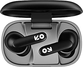 Z20 Made in India Bluetooth Ear Buds Wireless with 51H Playtime, Clear Calling ENC Mic, Low Latency Gaming, 10mm Drivers Earbuds Buds Bluetooth Wireless Earphones (Jet Black)