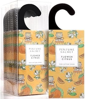 Large 12 Packs Flower Citrus Hanging Closet Air Freshener Scented Sachets Long Lasting Smell Goods
