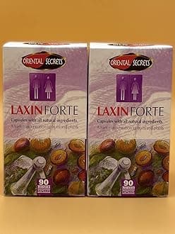 180 capsules of Laxin Forte Kosher Regular Bowel Movment Oriental Secrets by Laxin Forte