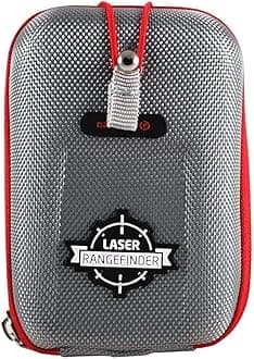 Navitech Grey EVA Hard Case/Rangefinder Cover Compatible with Bushnell Edge Disc Golf Laser Rangefinder