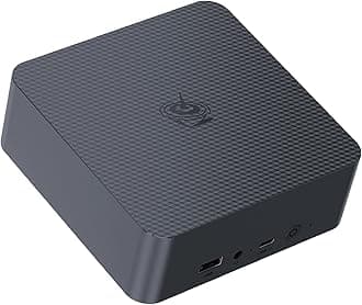 BeelinkEQI Mini PC W-11 Pro i7-12650H 24GB DDR5 1TB NVMe M.2 SSD Dual Display 4K@60Hz Output, Wi-Fi 6, RJ45, Built in PSU Office Mini Computer