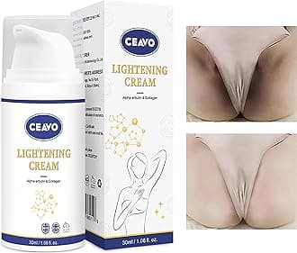 Skin Lightening Cream For Dark Intimate Areas, Private Parts, Underarm, Knees, Elbows, Inner Thigh, Bikini Area, Armpit Bleaching Whitening Cream No Rebound (1.06, Floral Fragrance)