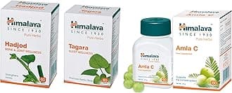Himalaya Wellness Pure Herbs Tagara Sleep Wellness - 60 Tablets & Wellness Pure Herbs Hadjod Bone & Joint Wellness - 60 Tablet & Wellness Pure Herbs Amalaki Immunity Wellness