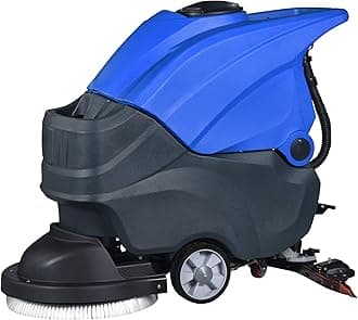 Self-Propelled Floor Scrubber Machine with High Cleaning Efficiency - Commercial Cleaner Machine Heavy Duty Deep Full Powerbrush - 20.8 Inches (530mm) Cleaning Path