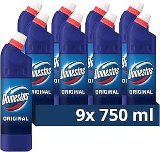 – Original Thick Bleach disinfectant that eliminates 99.99% of bacteria and viruses* unstoppable strength 9x 750 ml