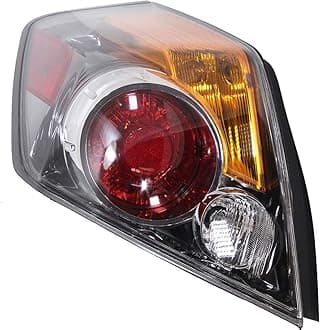 For Nissan Altima Tail Light 2007 2008 2009 Driver Side Bulbs Hybrid DOT Certified Included For NI2800176 | 26555-ZN50A