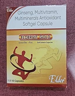 - Eldervit Gold Multivitamin & Multimineral Antioxidant Gelatin Cap(3 X 10) (30 Capsules)