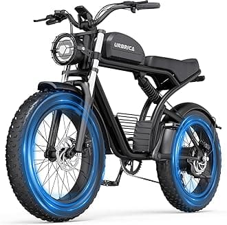 Electric Bike for Adults, 1500W/3000W 30-35MPH,48V23AH, Max 75Miles Electric Motorcycle 20" Fat Tire Dirt Bike, Shamano 7-Speed E-Bike