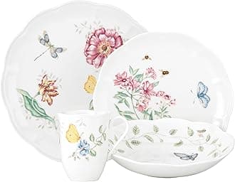 Lenox 817044 Butterfly Meadow 4-Piece Place Setting,White