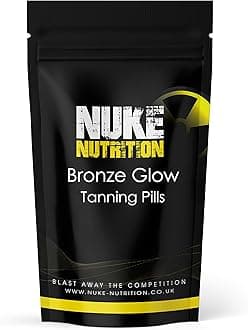 Nuke Nutrition Tanning Tablets x120 - Tanning Tablets Fast Tan Without Sun - Natural Tanning Accelerator Supplement For Your Bronze Glow - Tan Optimizer for a Sunkissed Glow - Lotion & Oil Alternative
